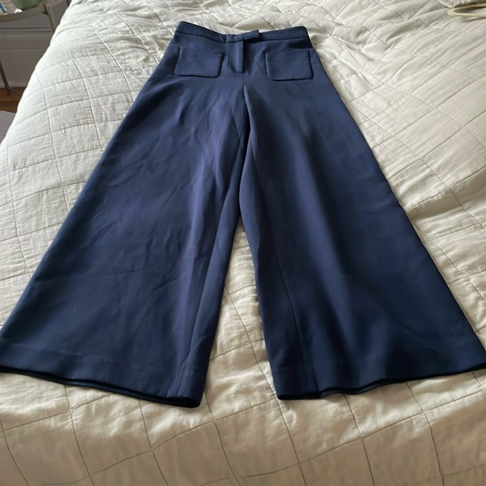 COS Blue Wide leg trousers
